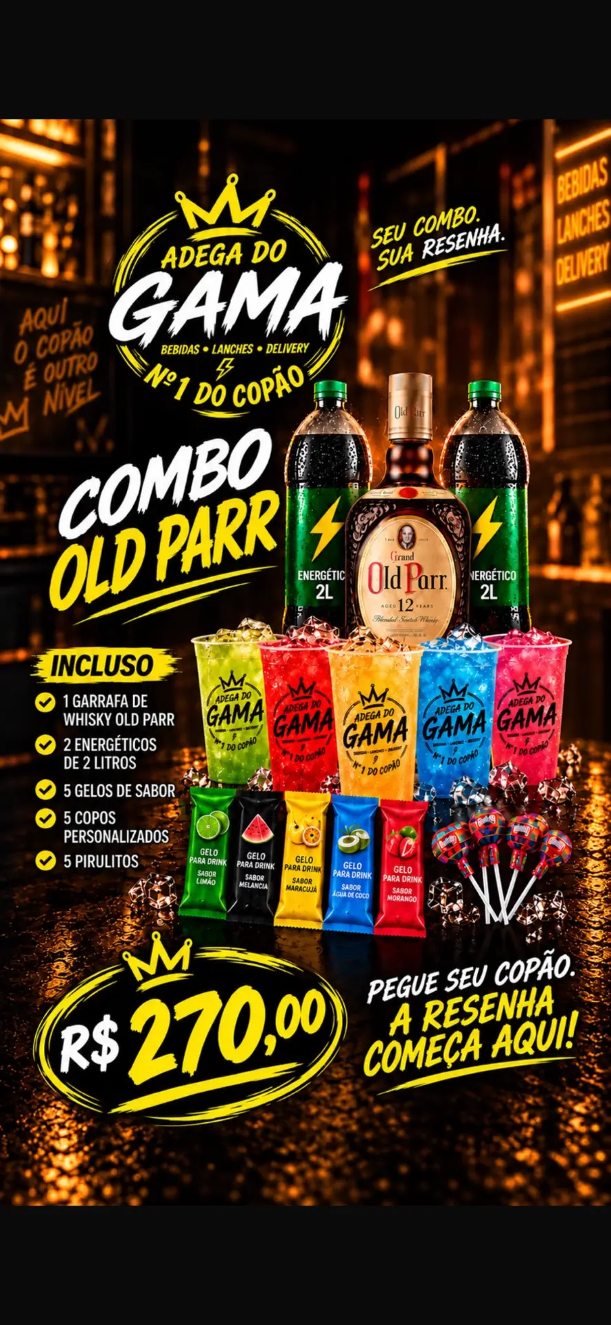 Combo Old Parr da Adega do Gama