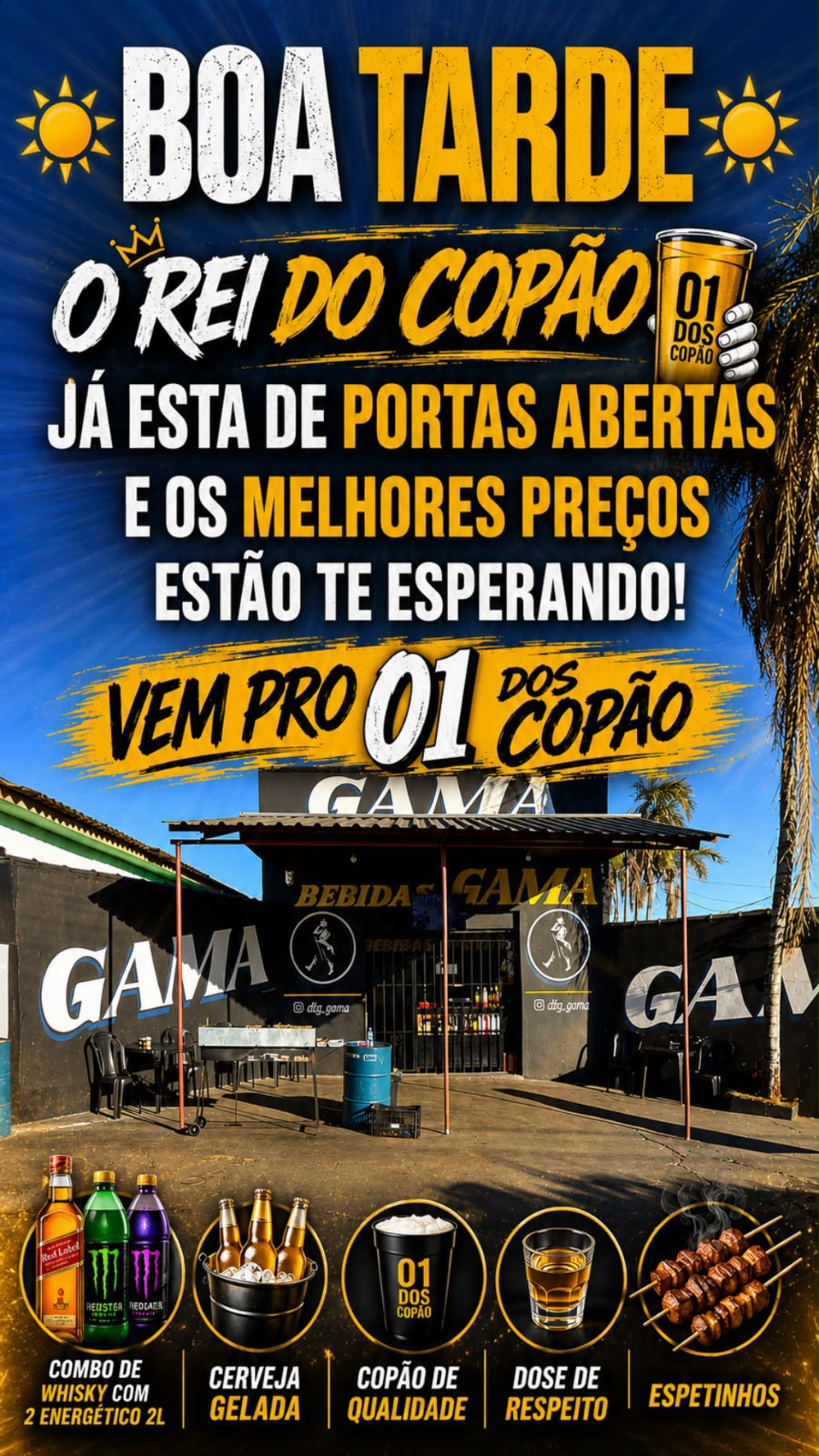 Fachada da Adega do Gama no bairro Caramuru